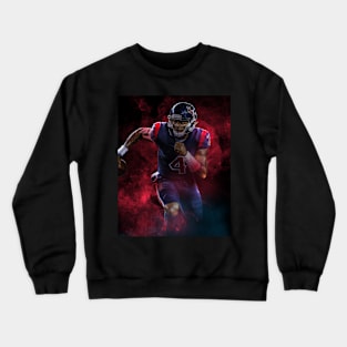 D Watson Houston Sports Art Crewneck Sweatshirt